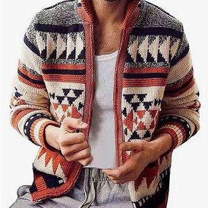 New With Tag Mens Medium Aztec Sweater